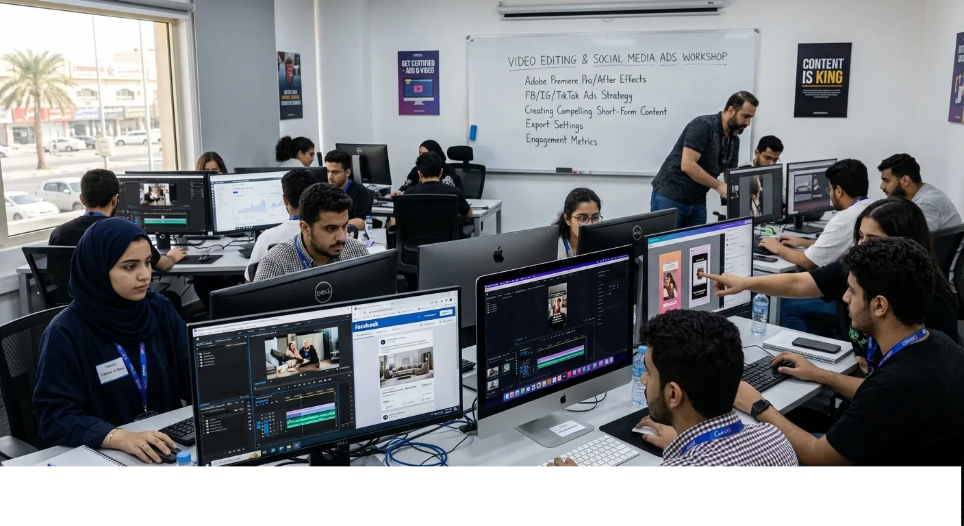 Video Editing and Social media Marketing course in Kuwait at ICSA Kuwait